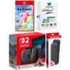 Switch 2 + Mario Kart World, Kirby Air Riders, MightySkins Code and Protective Case Bundle - Nintendo Switch 2