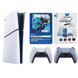PlayStation 5 Digital Fortnite Flowering Chaos Bundle with Extra Controller and MightySkins Code - PlayStation 5