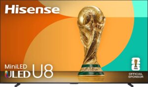 Hisense - 100" Class U8 Series MiniLED QLED UHD 4K HDR Smart Google TV (2025)