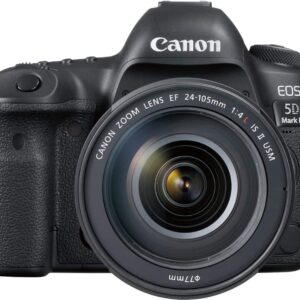 Canon - EOS 5D Mark IV DSLR Camera with EF 24-105mm f/4L IS II USM Lens - Black