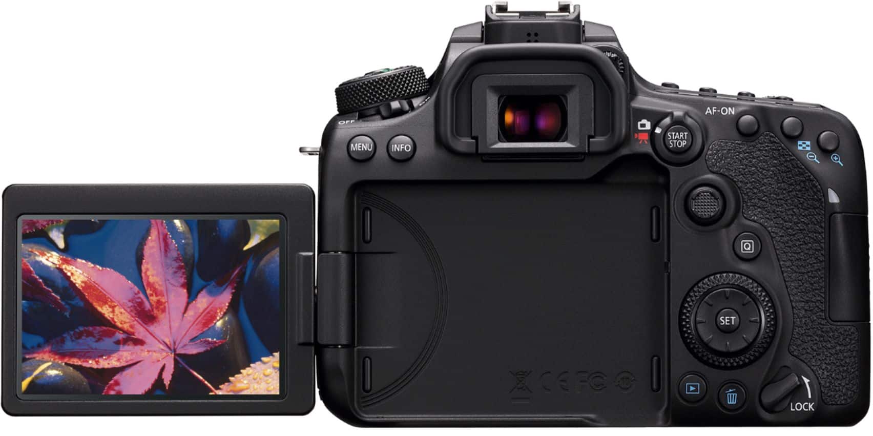 Canon - EOS 90D DSLR Camera (Body Only) - Black - Image 3