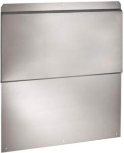 Zephyr - Telescopic 36 in. Backsplash For Range Hoods - Stainless Steel