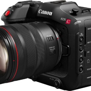Canon - EOS C70 4K Video Mirrorless Cinema Camera with RF24-105mm f/4 L IS USM Lens - Black