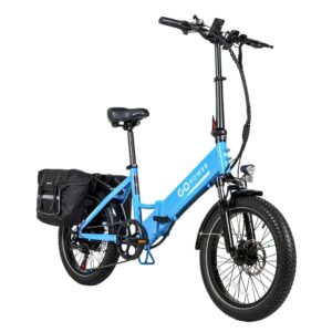 GoPowerBike - GoPlus Folding Electric Bike | UL2849 Certified - One size - Blue