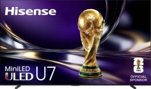 Hisense - 100" Class U7 Series MiniLED QLED UHD 4K Smart Google TV (2026)