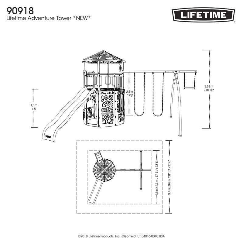 Adventure Tower Swing Set - Image 3