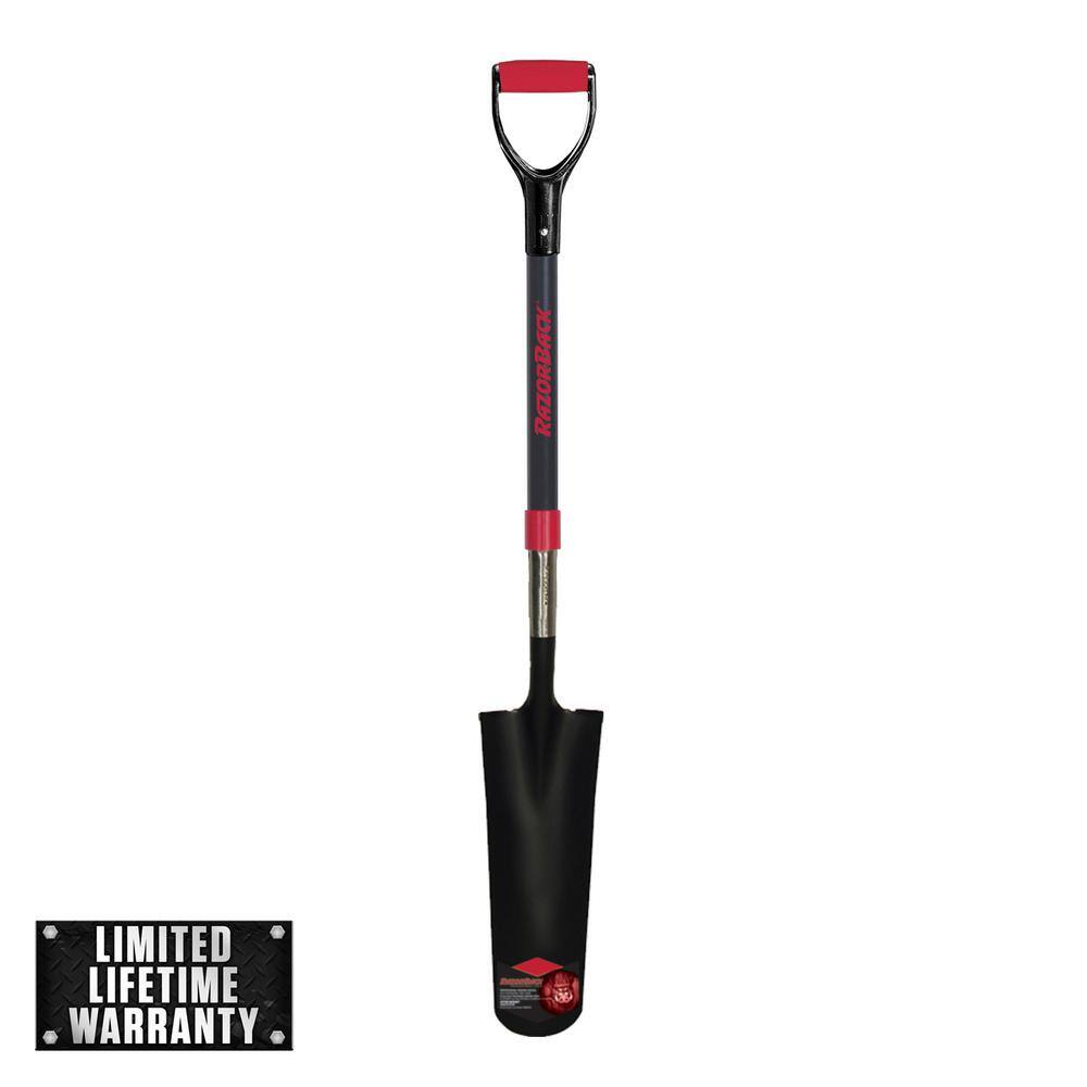 Razor-Back 47604 16 in. D-Handle Drain Spade