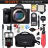 Sony - a7III Mirrorless Digital Camera Body + 64GB Memory & Flash Accessory Bundle
