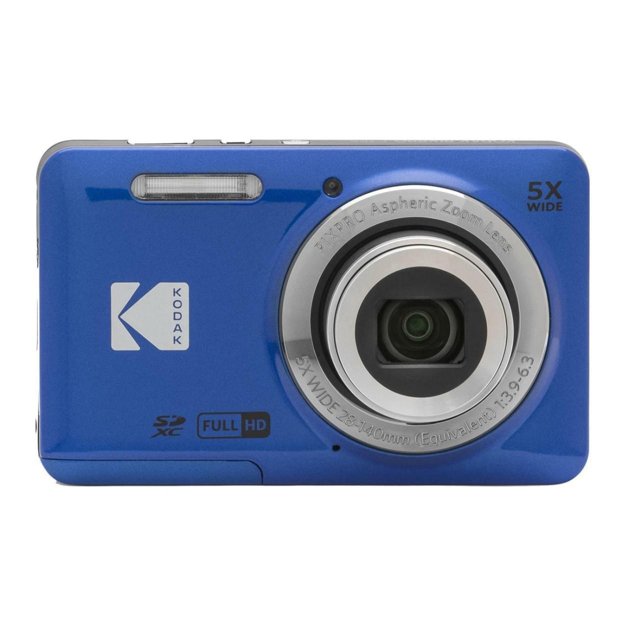 Kodak - PIXPRO Friendly Zoom FZ55 Digital Camera 32GB Memory Card Bundle (Blue) - Image 2