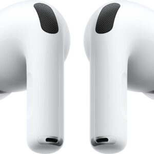 Apple - AirPods Pro 3, Wireless Active Noise Cancelling Earbuds with Heart Rate Sensing Feature - White
