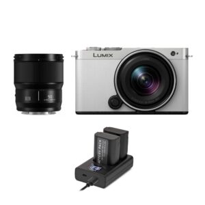 Panasonic - LUMIX S9 S Mirrorless Camera with 18-40mm Lens (White) Bundle