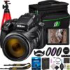 Nikon - COOLPIX P1100 Superzoom Point & Shoot Digital Camera w/ 125x & 4K UHD Bundle