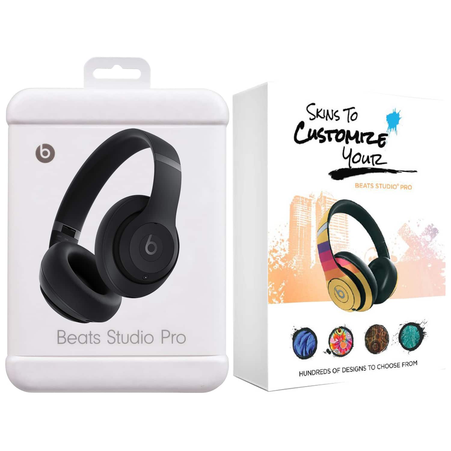 Apple - Beats Studio Pro Bluetooth Wireless Noise Cancellation Headphones with MightySkins Customization Code - Black