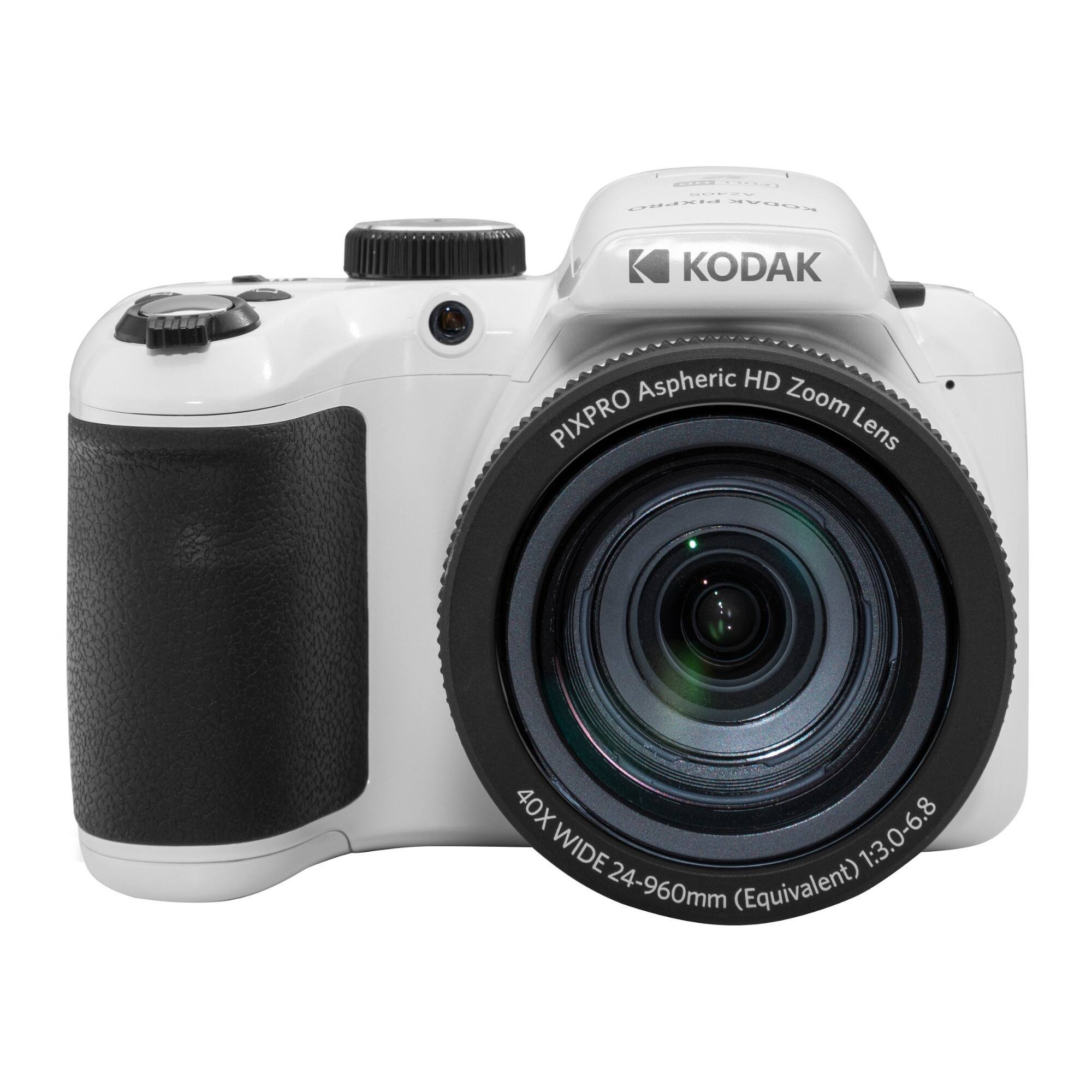 Kodak - PIXPRO AZ405 16MP Astro Zoom Digital Camera (White) Bundle with SD Card - Image 2